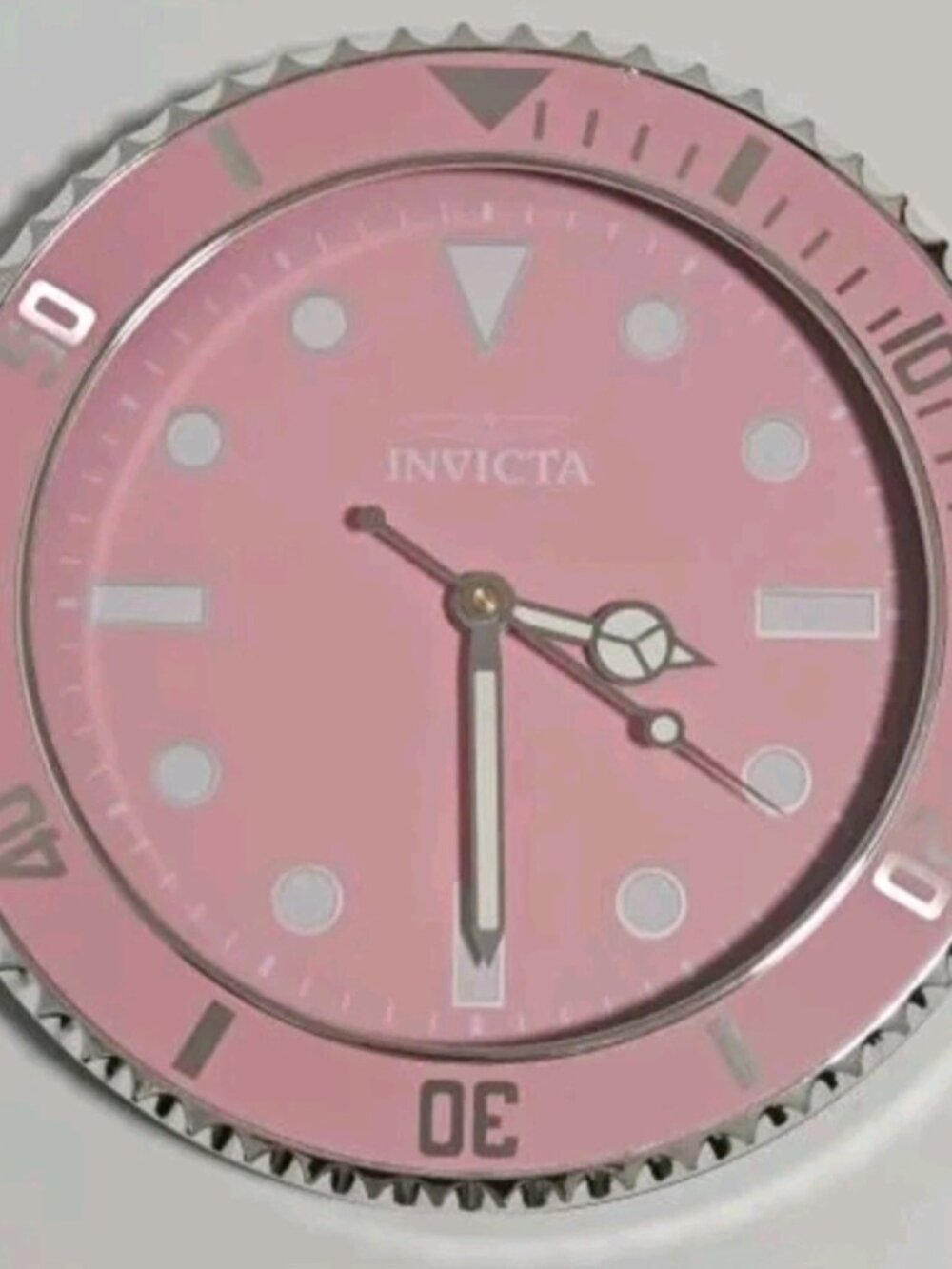 Invicta Pro Diver 12" Wall Clock, Pink (70048)